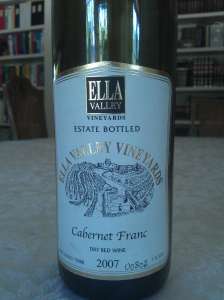 2007 Ella Valley Cabernet Franc
