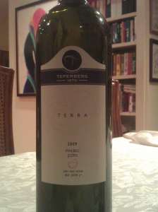 2009 Teperberg Malbec, Terra