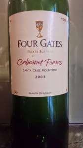 2003 Four Gates Cabernet Franc