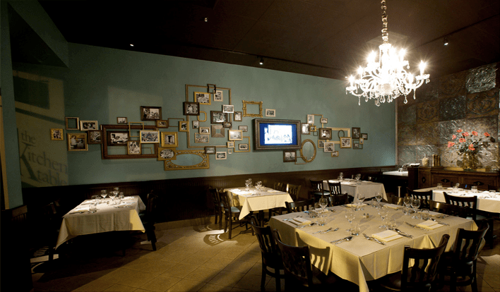 Dinner at The Kitchen Table, Goosebay Sauvignon Blanc, and Hagafen White Riseling