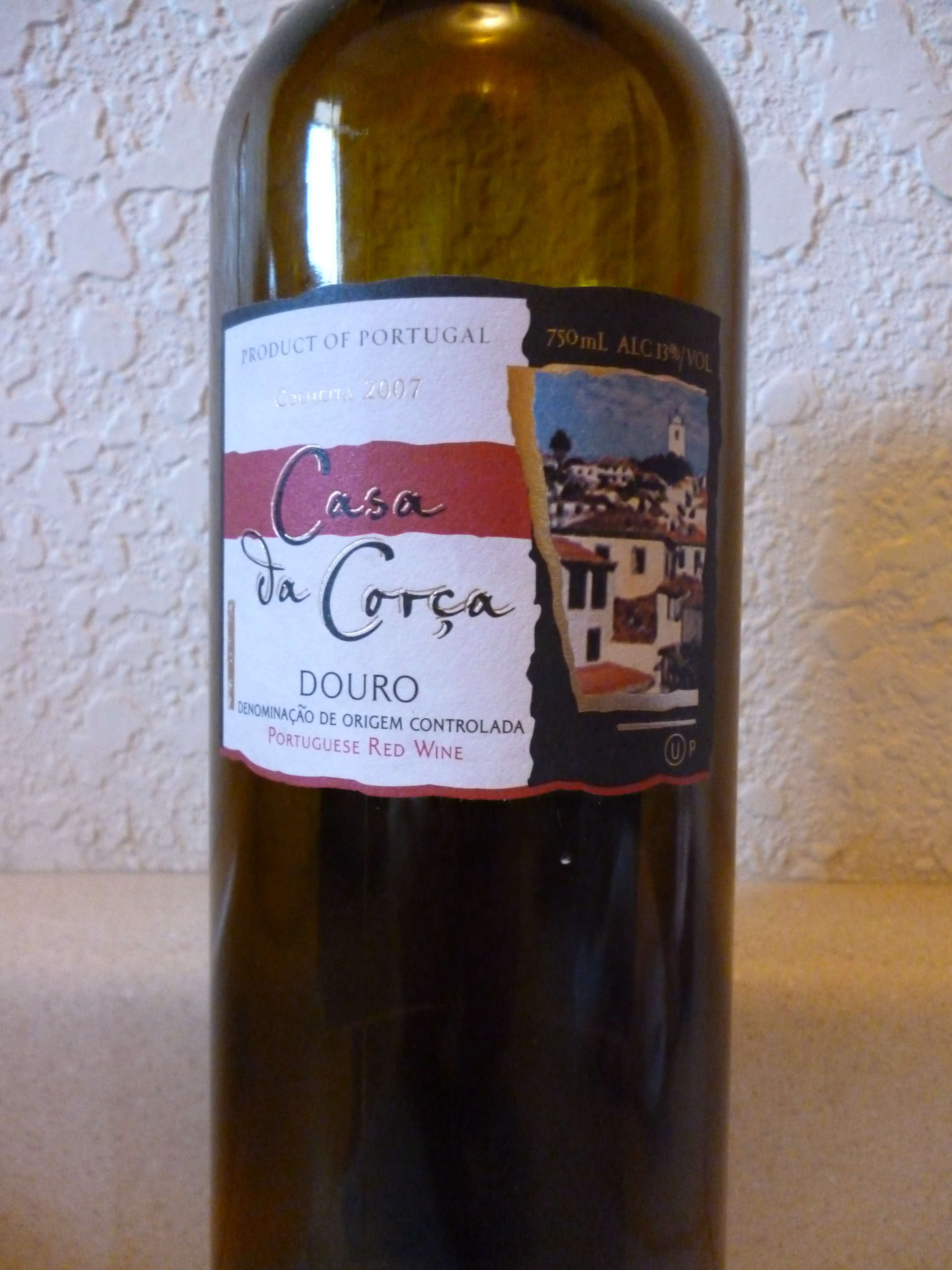 2007 Casa Da Corca Douro and Vegan Meat Sauce