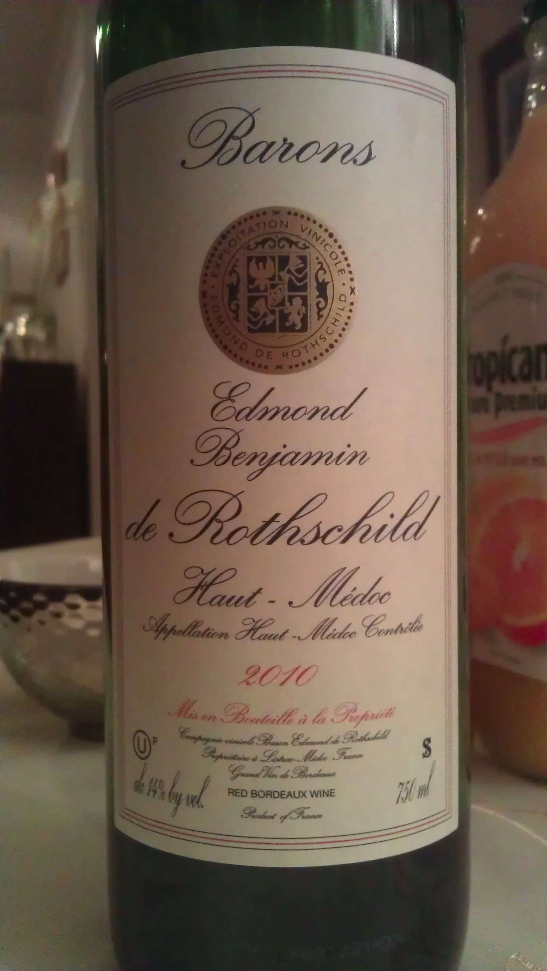 2010 Barons Edmund Benjamin de Rothschild, Haut Medoc-small – Kosher ...