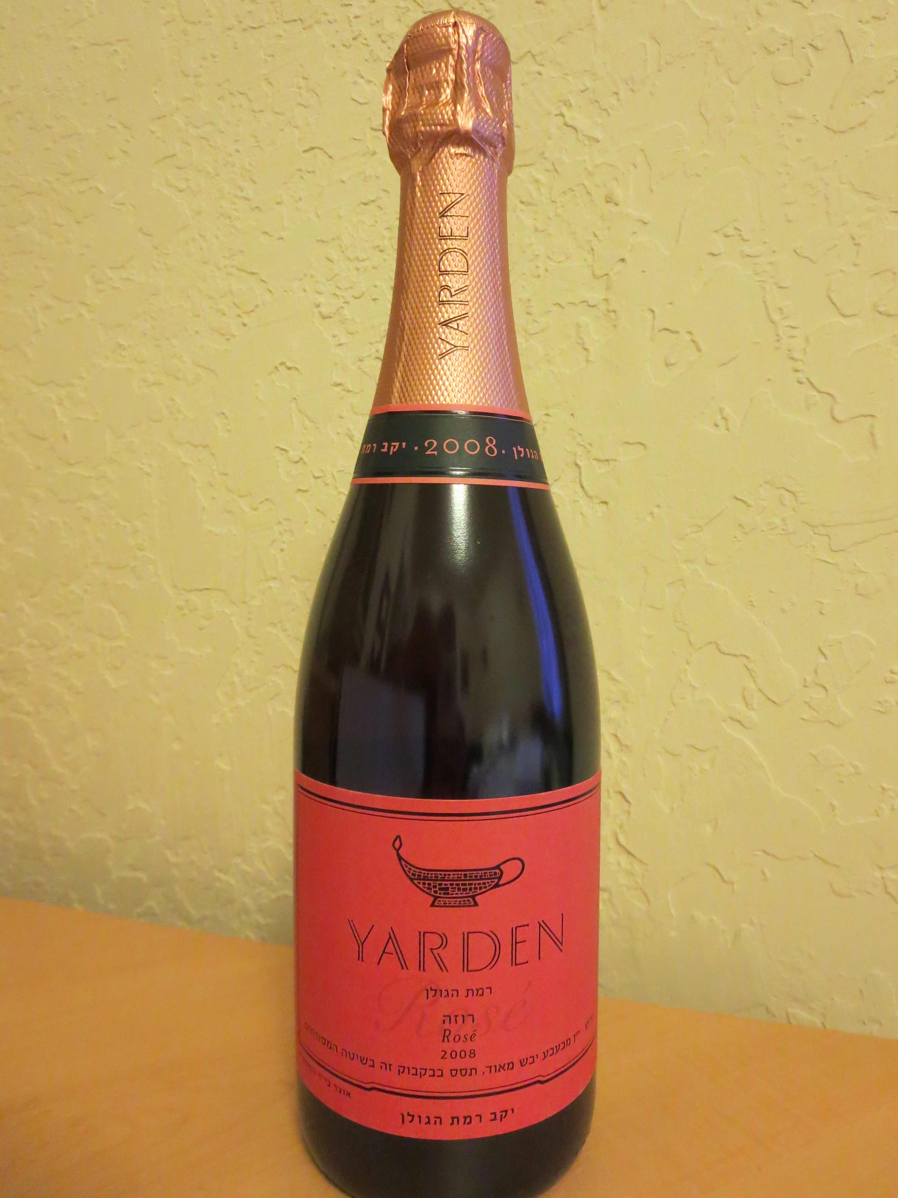 2008 Yarden Rose Brut, 2011 Teperberg Malbec, and 2010 Yarden Malbec