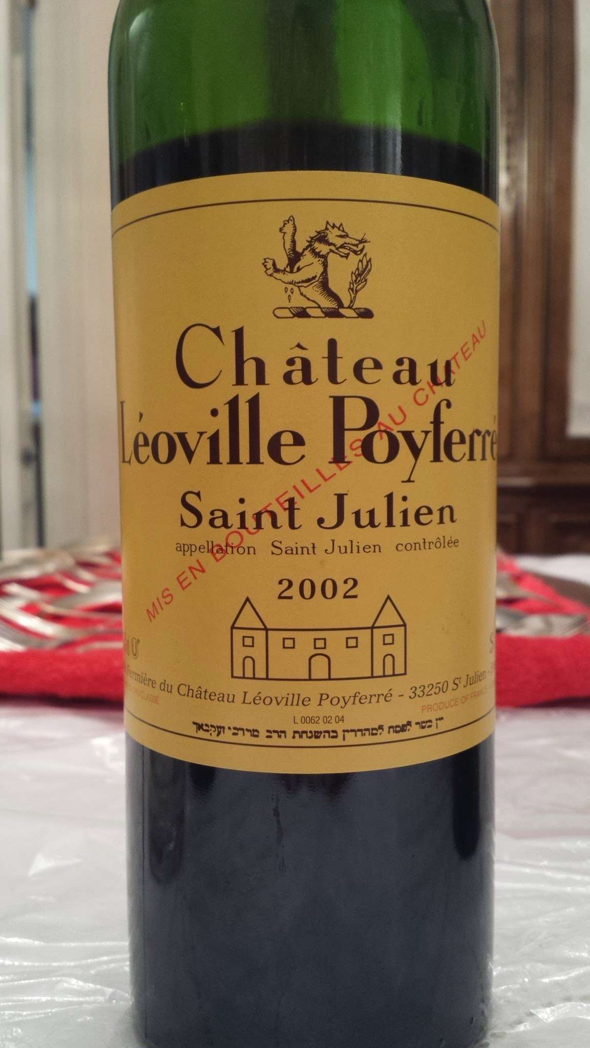 The kosher wines I enjoyed this past Passover