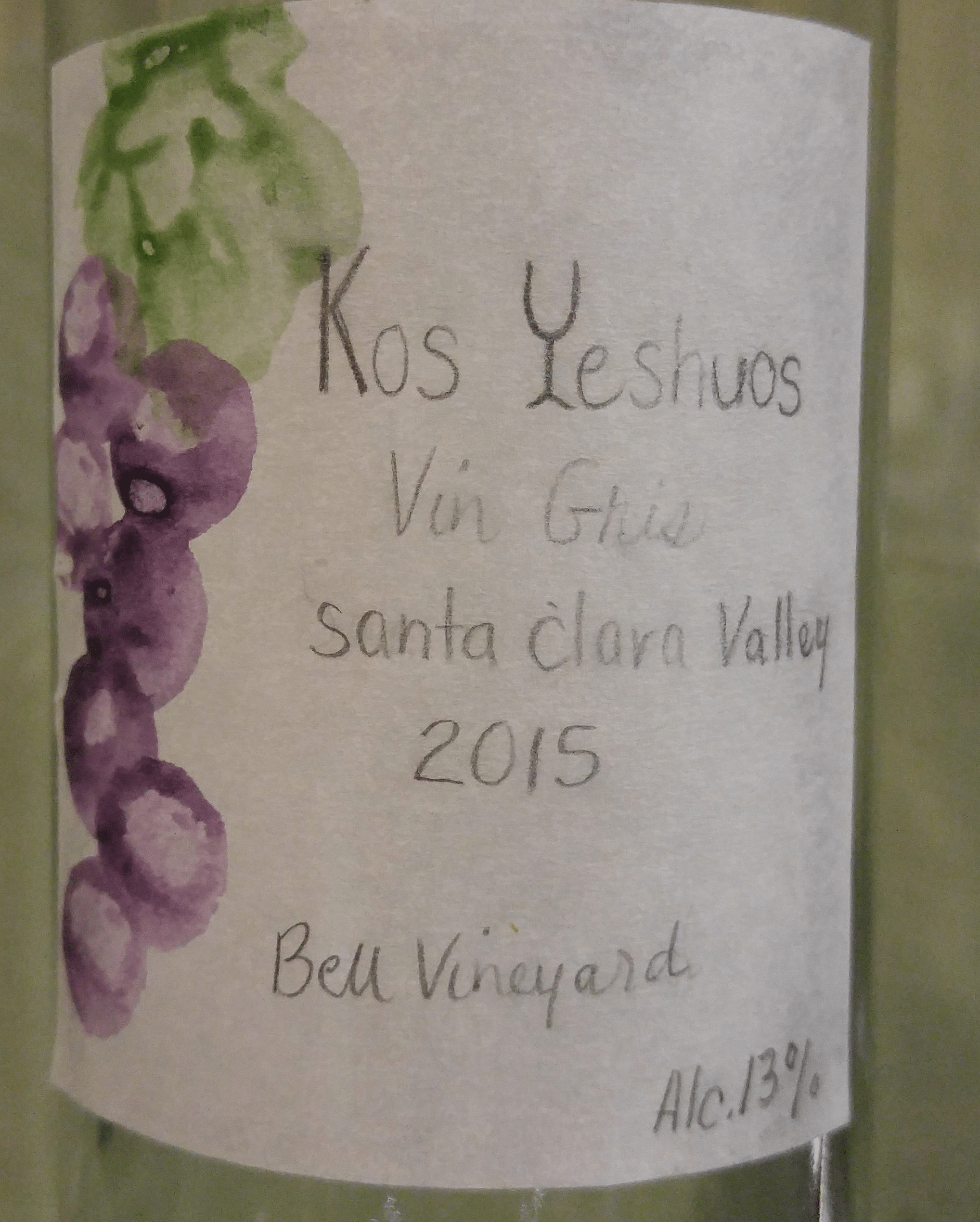 Four Gates Cabernet Franc and Kos Yeshuos Vin Gris – strut Cali style