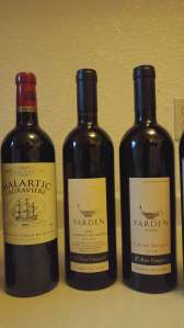 2001 Yarden El Rom, 2008 Yarden El Rom, 2005 Chateau Malartic