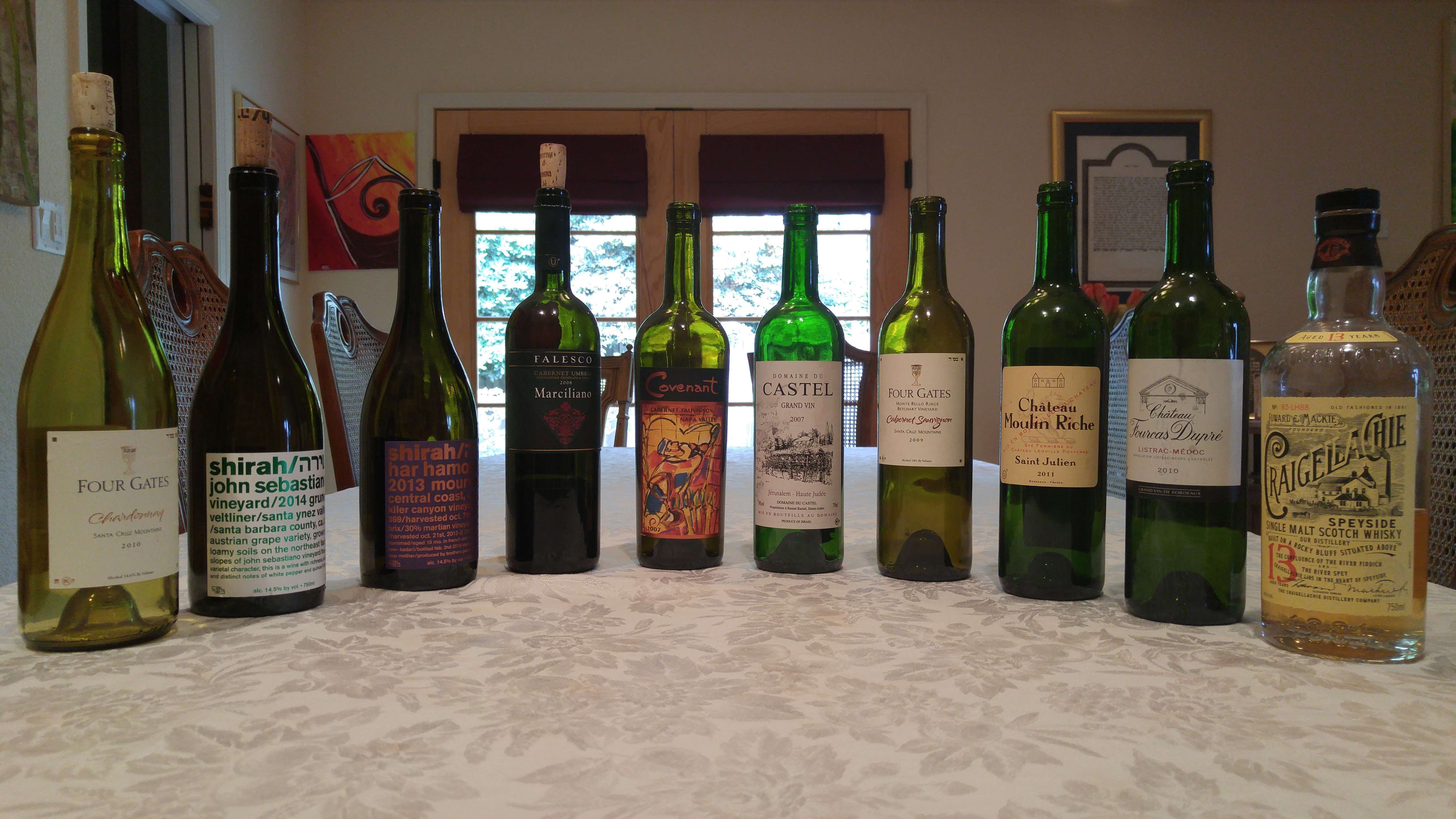 Another Mostly Cabernet Sauvignon Friday night with friends