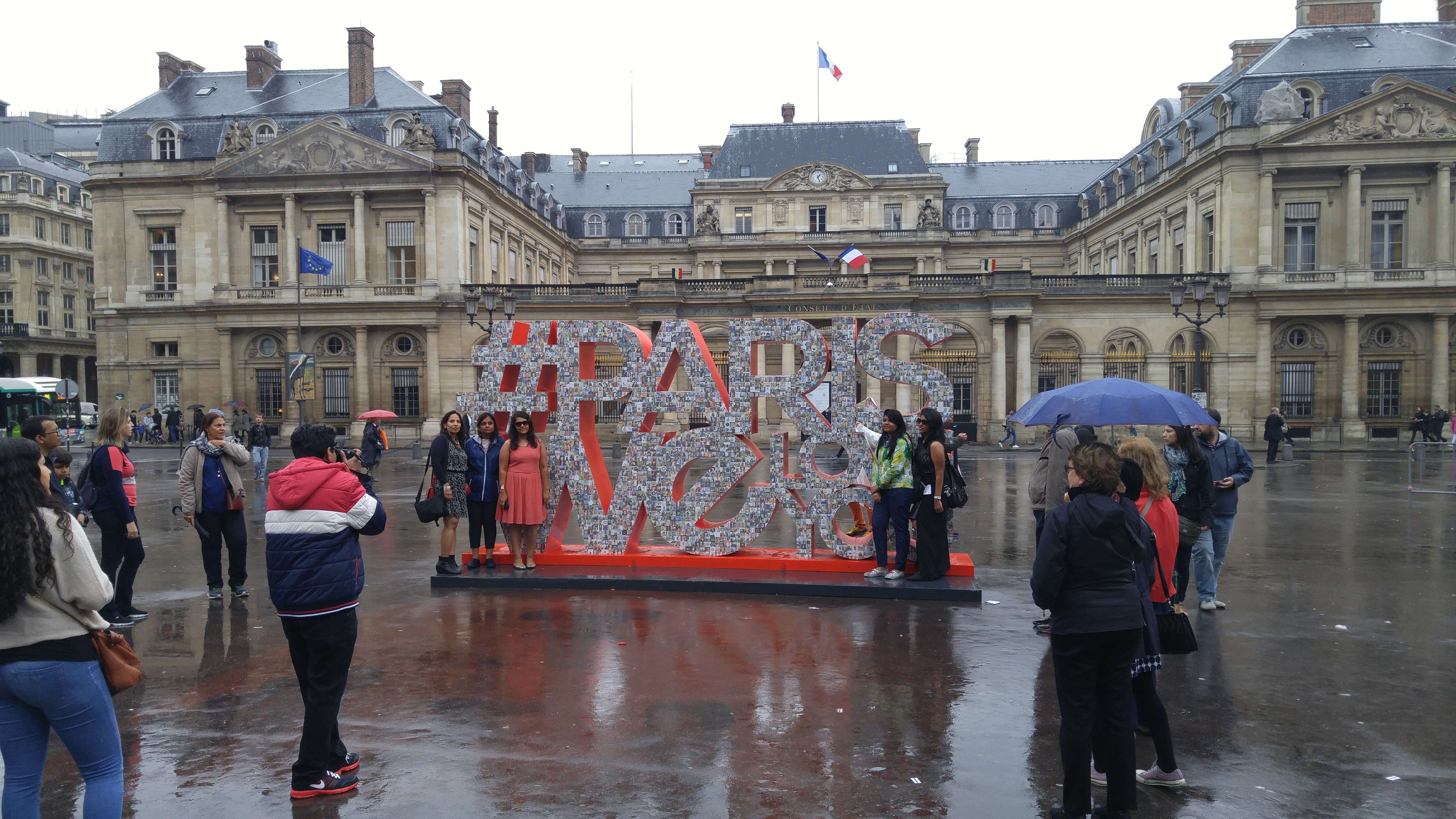 Rain and kosher Rosé in Paris