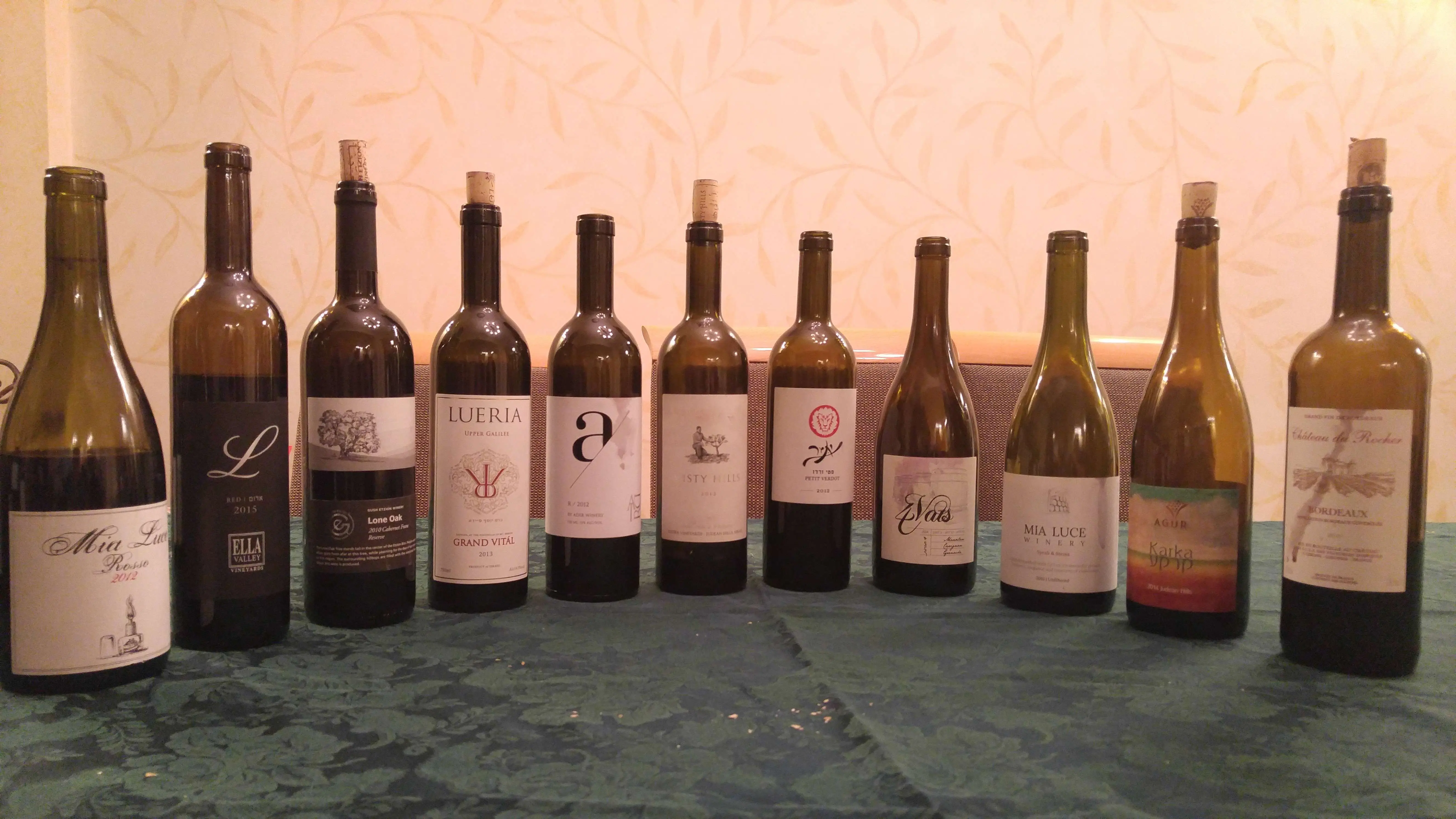 Kosher wine tastings in Jerusalem