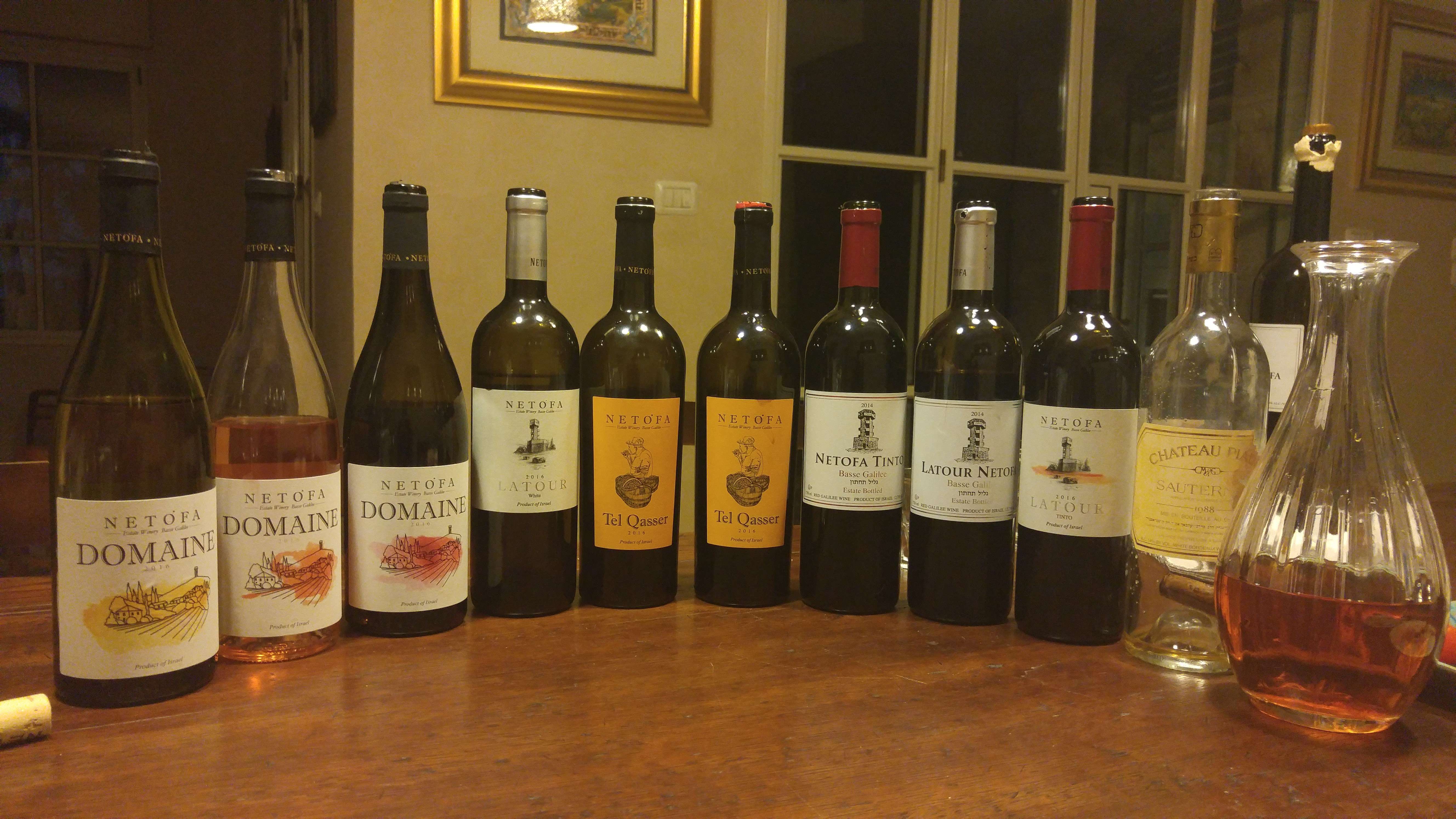 Domaine Netofa Winery’s latest releases and the 1988 Chateau Piada Sauterne