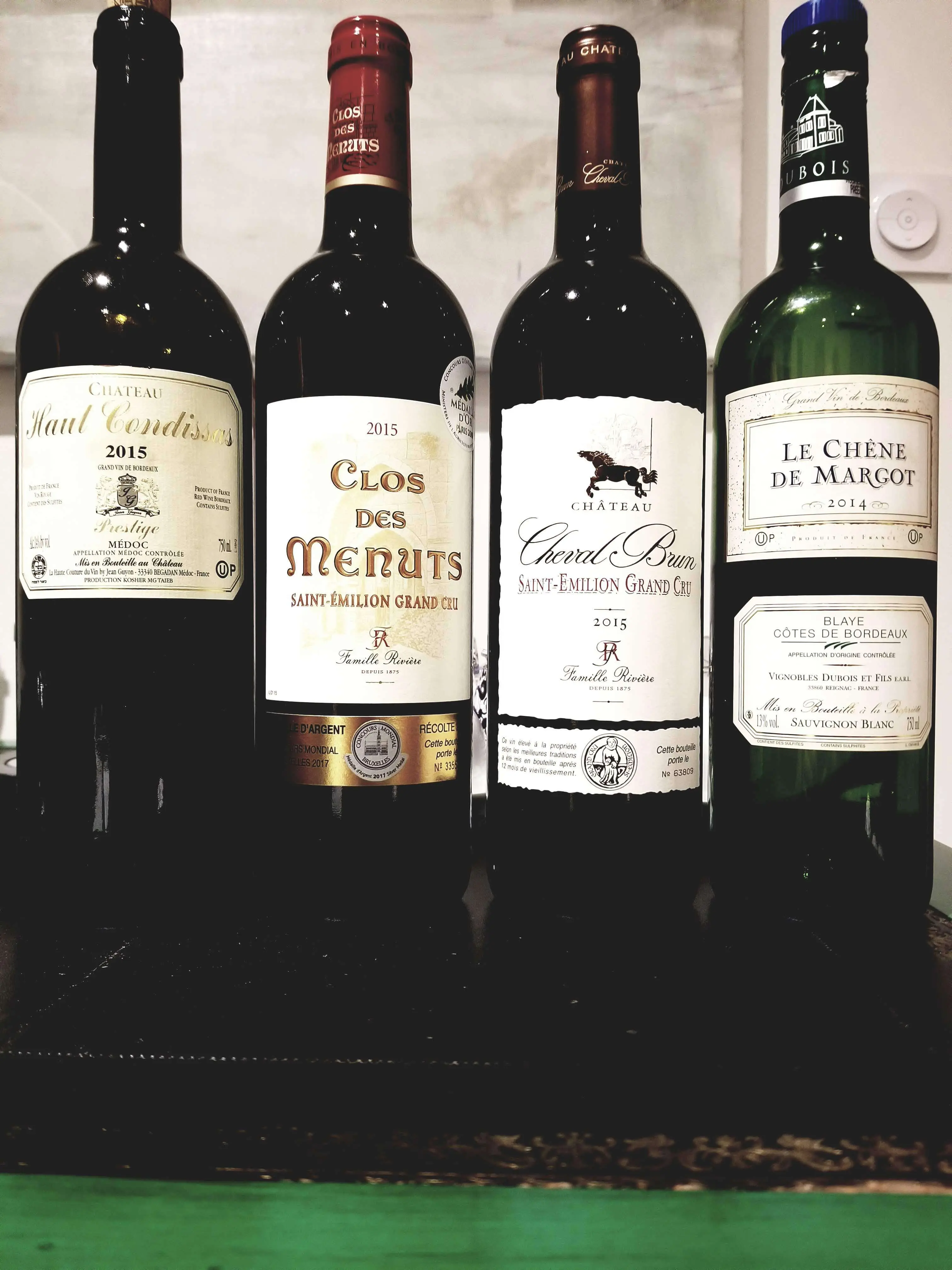 Wines we enjoyed in Lyon on our way to Taieb