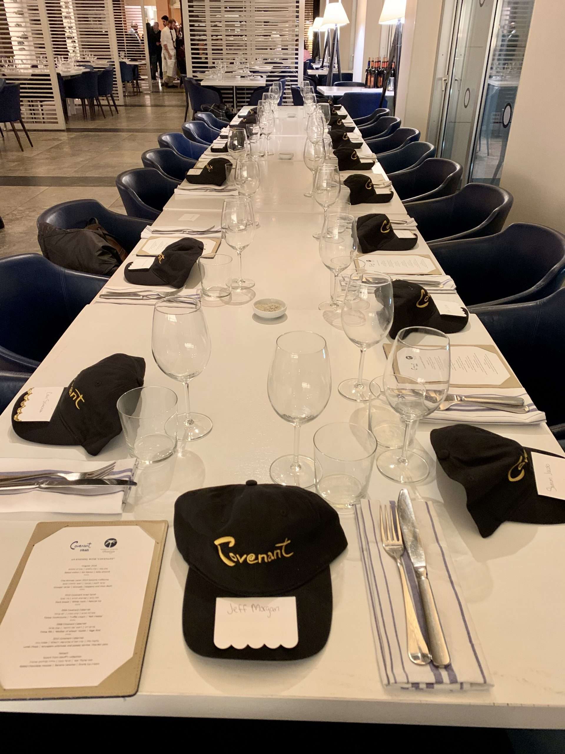 Covenant Israel Wine Club Dinner at Herbert Samuel Restaurant