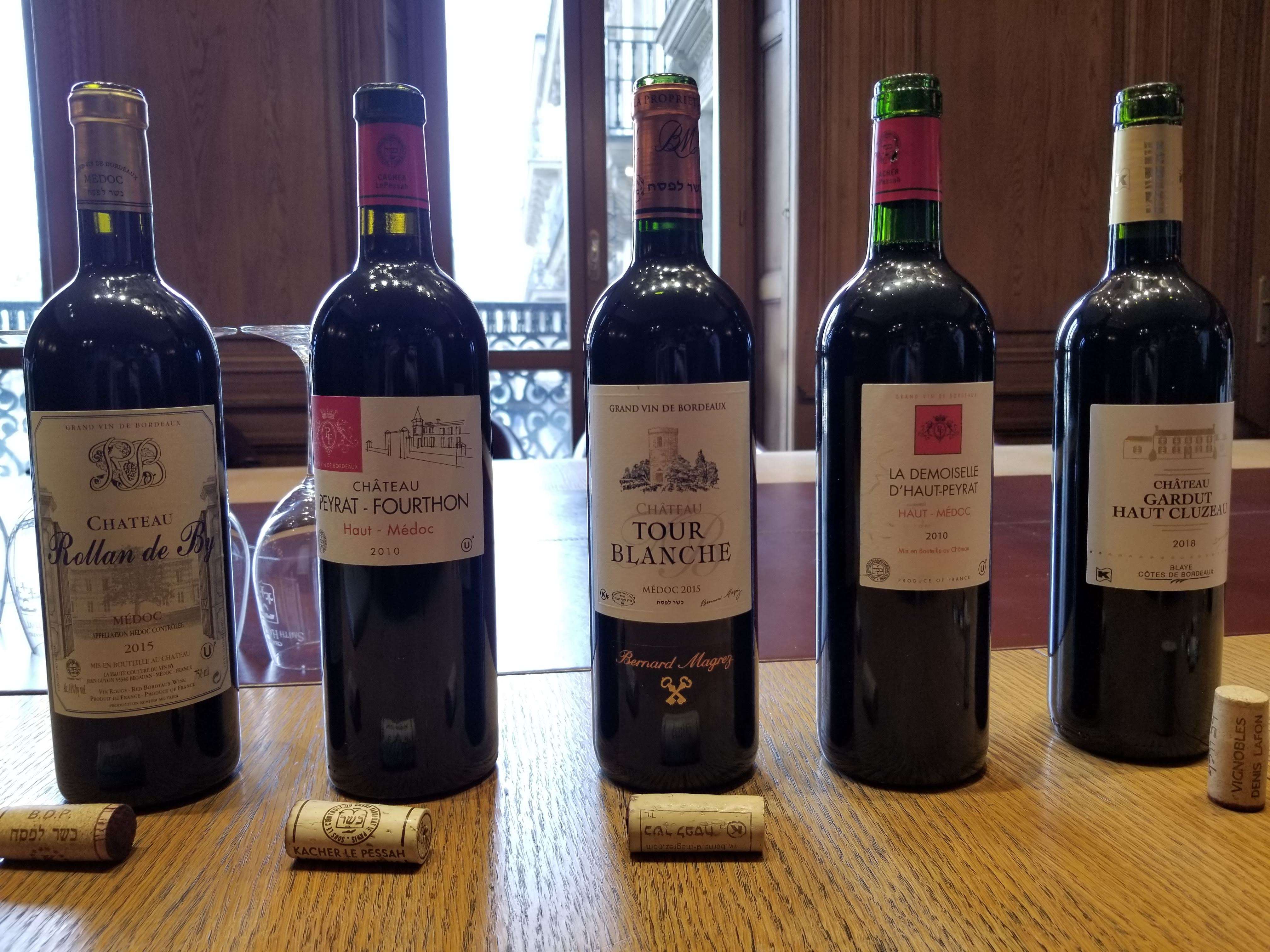 2015 Chateau Rollan de By, Medoc, 2010 Chateau Peyrat-Fourthon, Haut-Medoc, 2015 Chateau Tour Blanche, Medoc, 2010 La Demoiselle D'Haut-Peyrat, Haut-Medoc, 2018 Chateau Gardut Haut Cluzeau