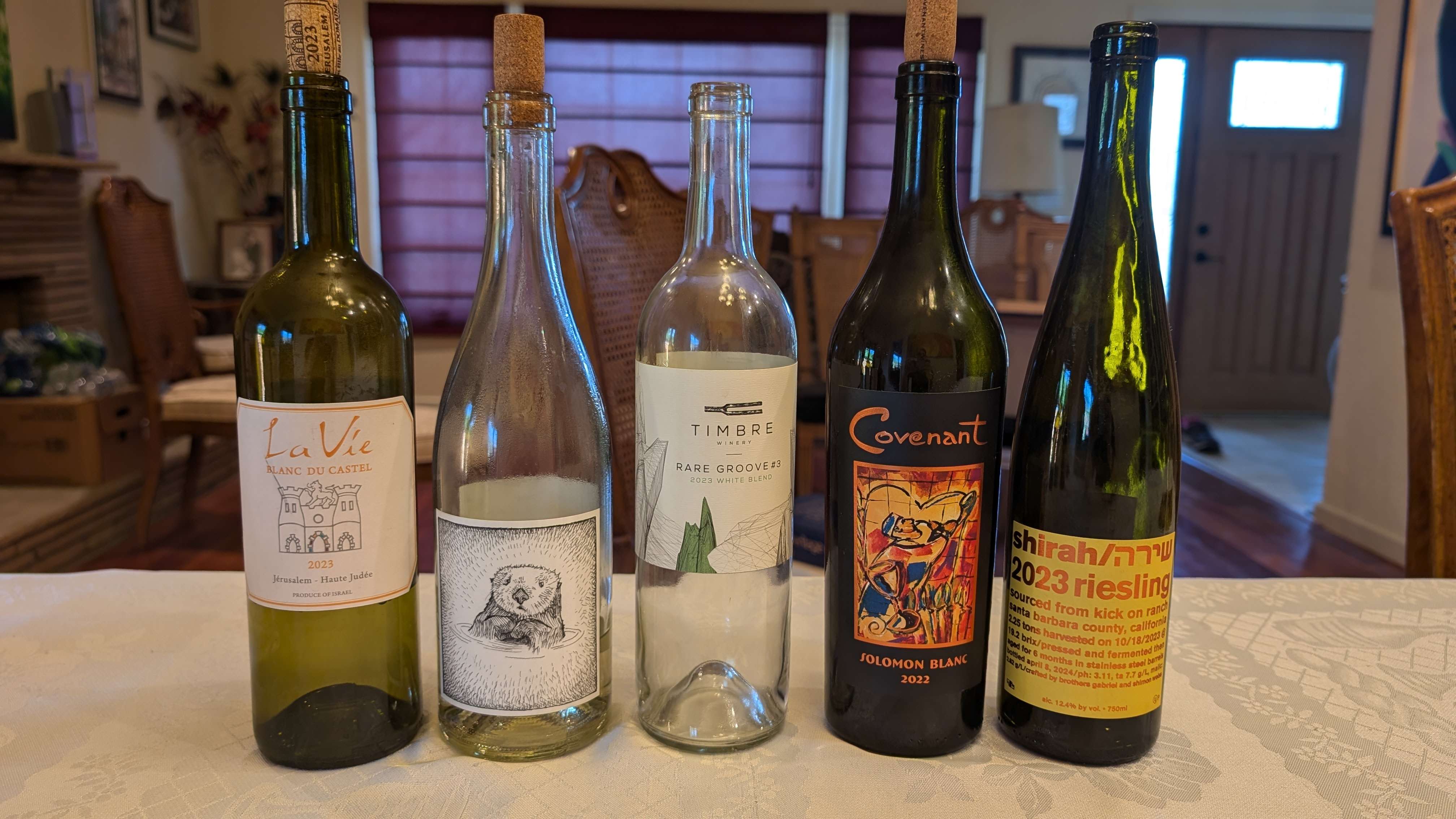 Best Kosher Whites Wines from 2021, 2022, and 2023