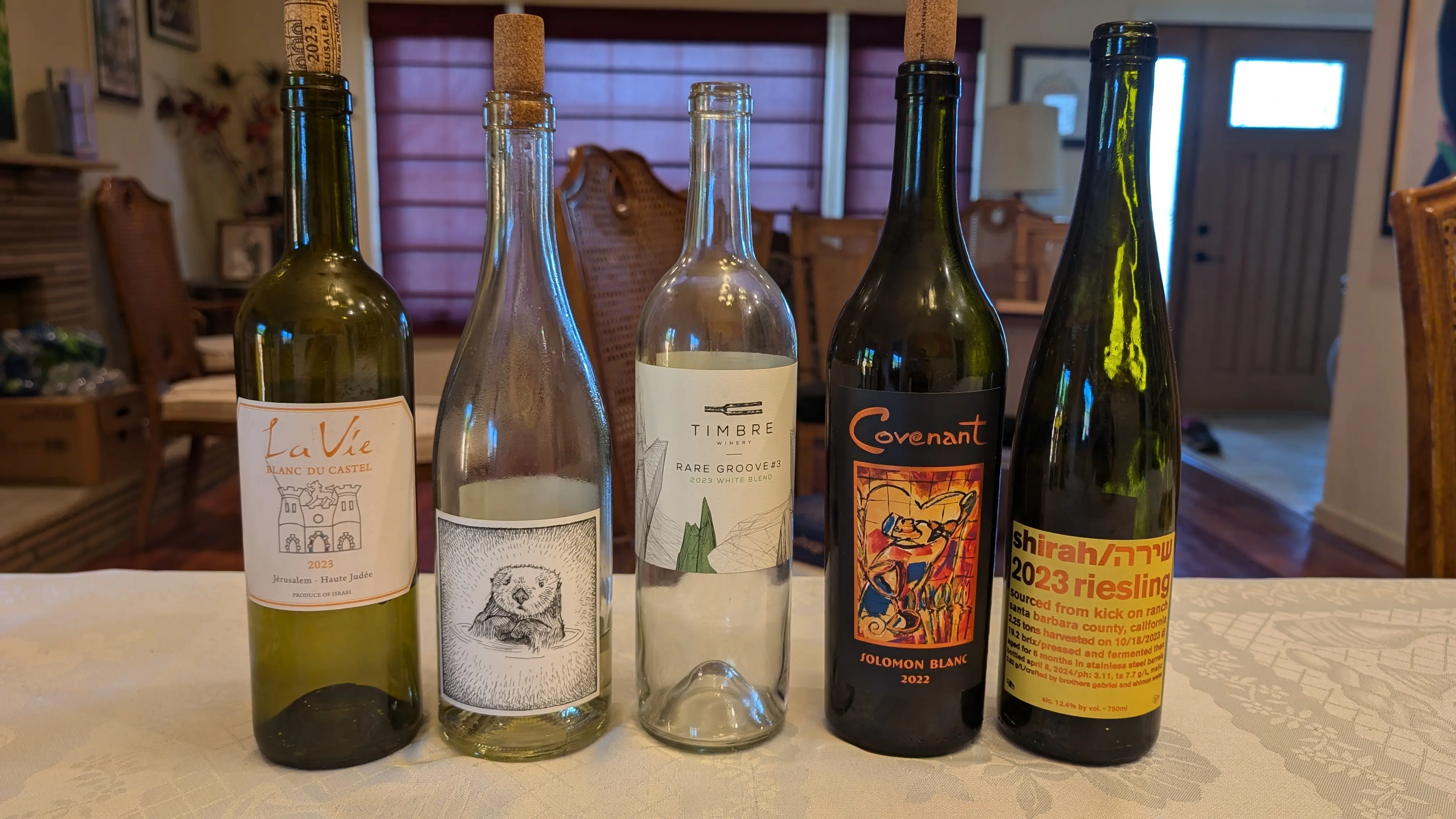Best Kosher Whites Wines from 2021, 2022, and 2023