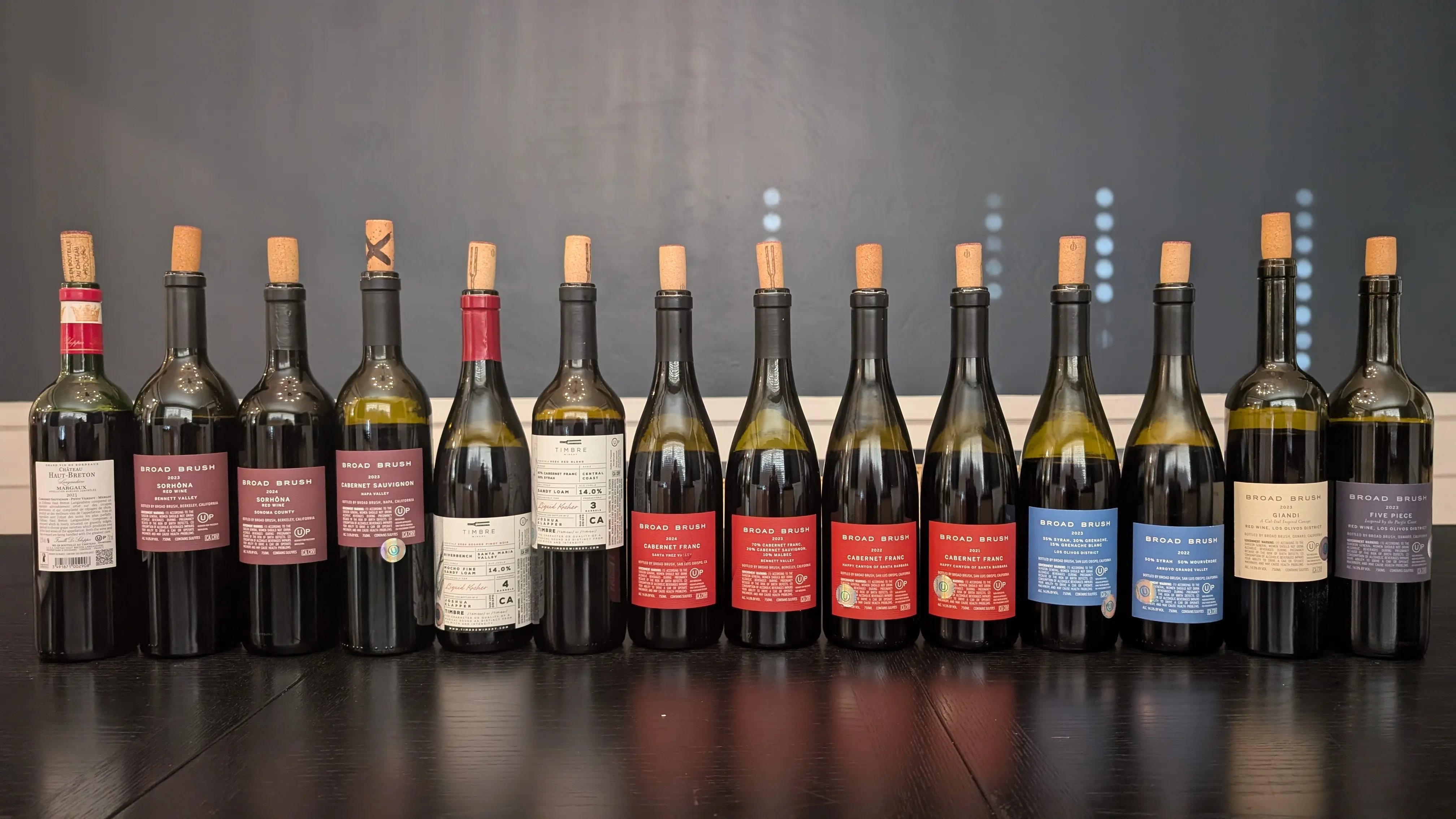 Full lineup of Wines from the Liquid Kosher tasting in September